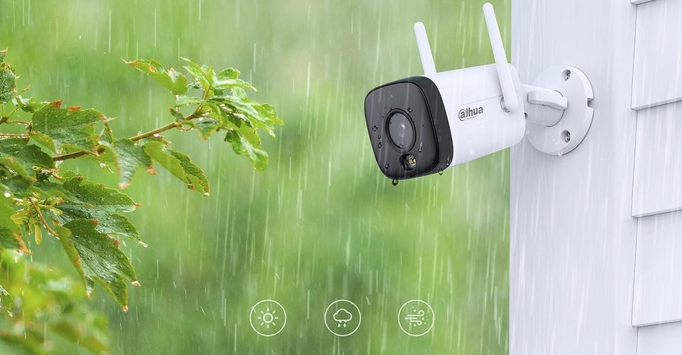Image of Zestaw monitoringu IP Dahua 8 Kamer WI-FI 3MPx smart podwójne oświetlenie LED IR do 30m