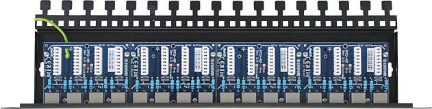 Image of 16-kanałowy panel zabezpieczający LAN z ochroną przepięciową PoE EWIMAR PTU-516R-ECO/PoE