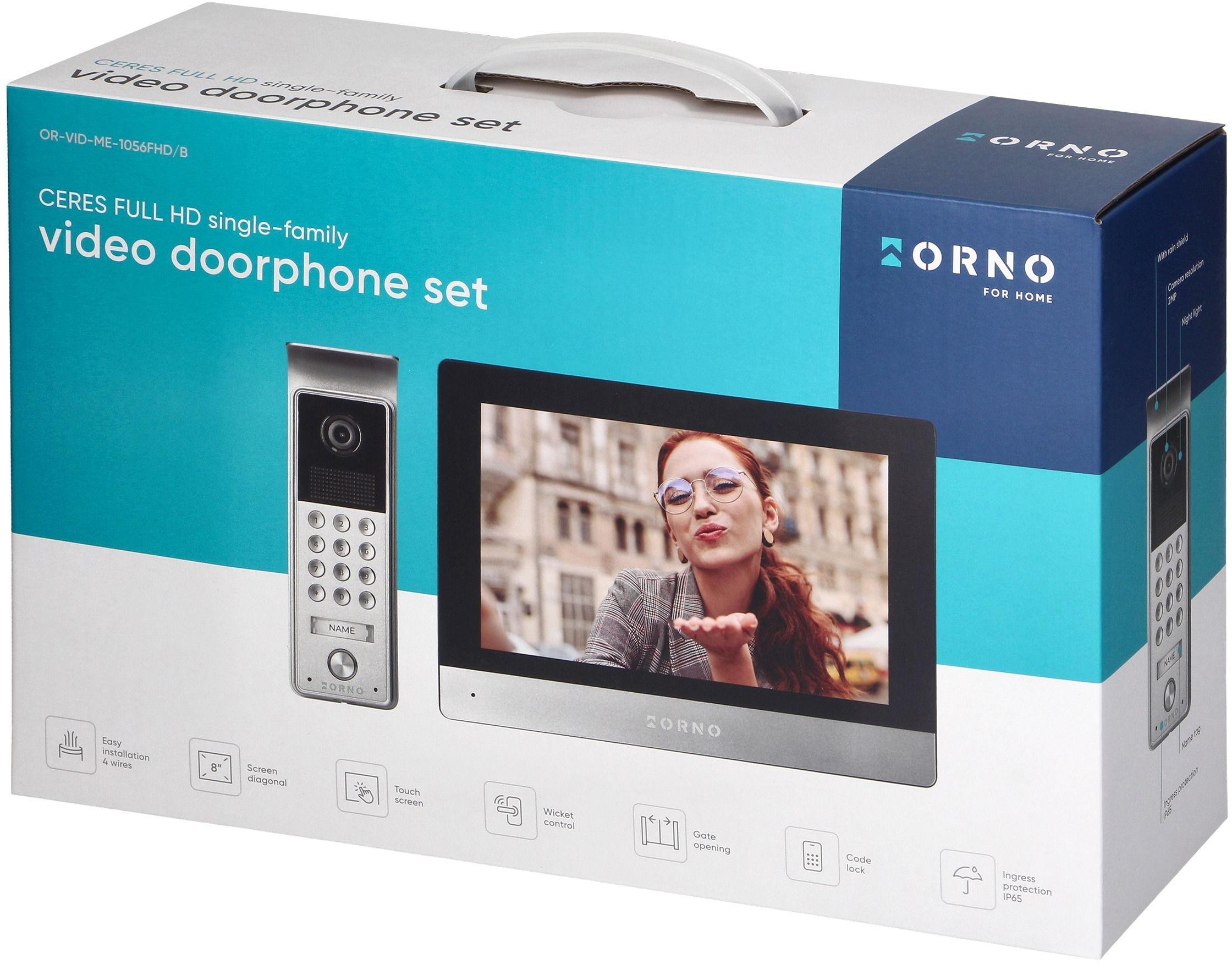 Image of Wideodomofon ORNO OR-VID-ME-1056FHD/B