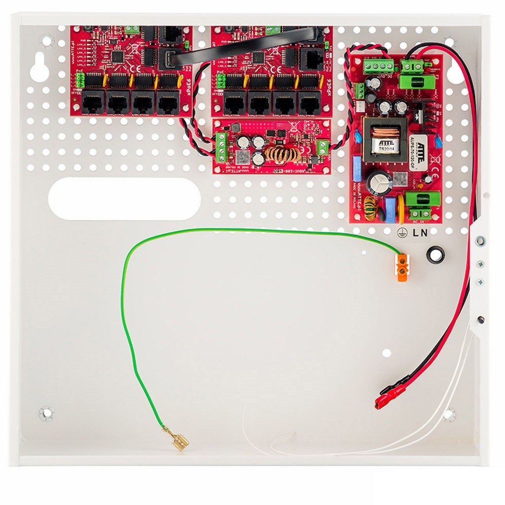 Image of SWITCH POE 9-PORTOWY Z ZASILANIEM BUFOROWYM ATTE IPUPS-9-11-F