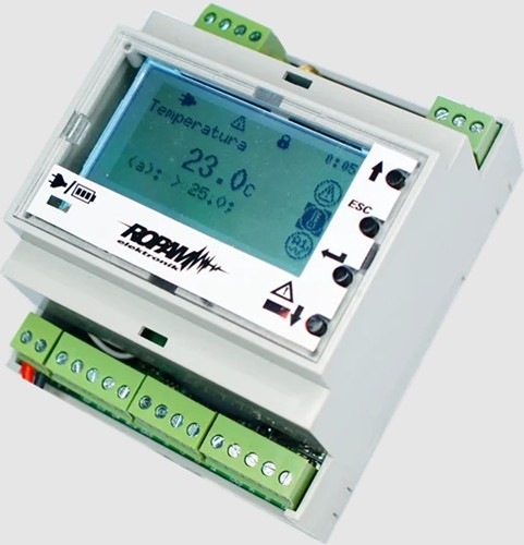 Image of ROPAM MODUŁ POWIADOMIENIA MULTIGSM-LCD-HMI-D4M 2