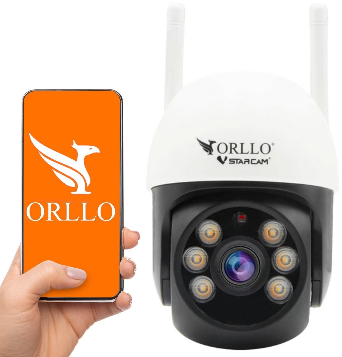 Image of Kamera IP Orllo obrotowa zewnętrzna WiFi Z16