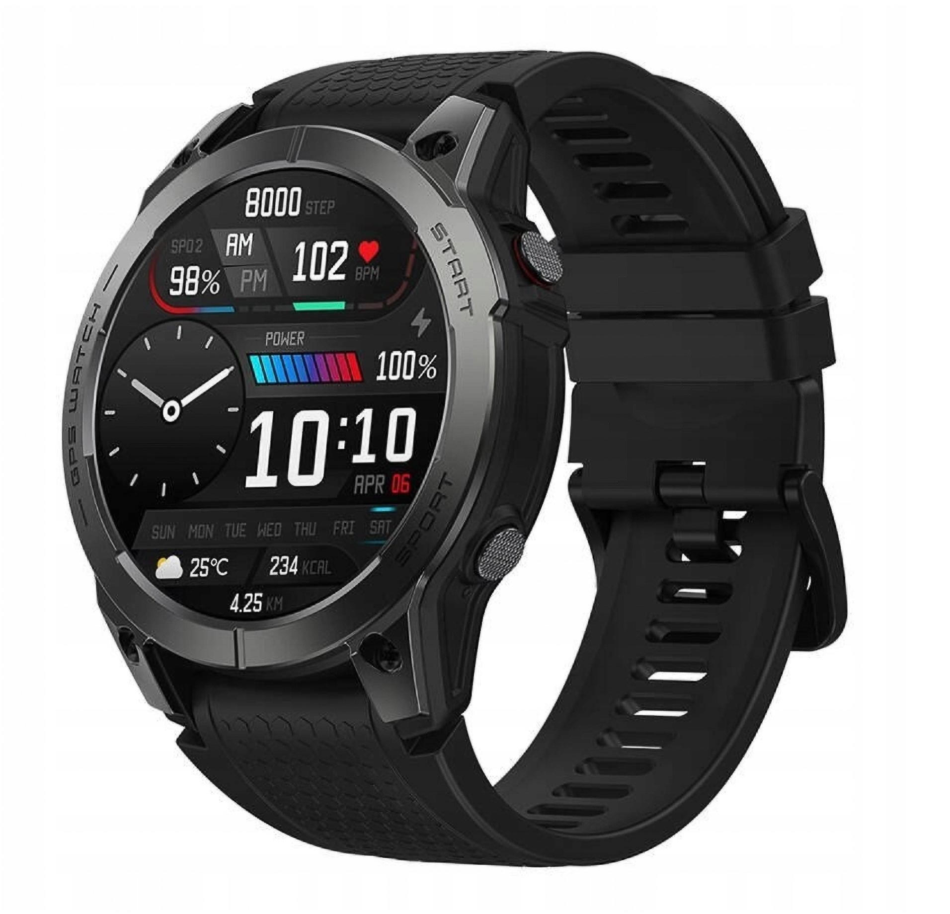 Image of OUTLET_1: Smartwatch Zeblaze Stratos 3 czarny