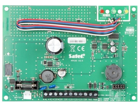 Image of SATEL ZASILACZ BUFOROWY 12V/3A BEZ OBUDOWY APS-30 BO