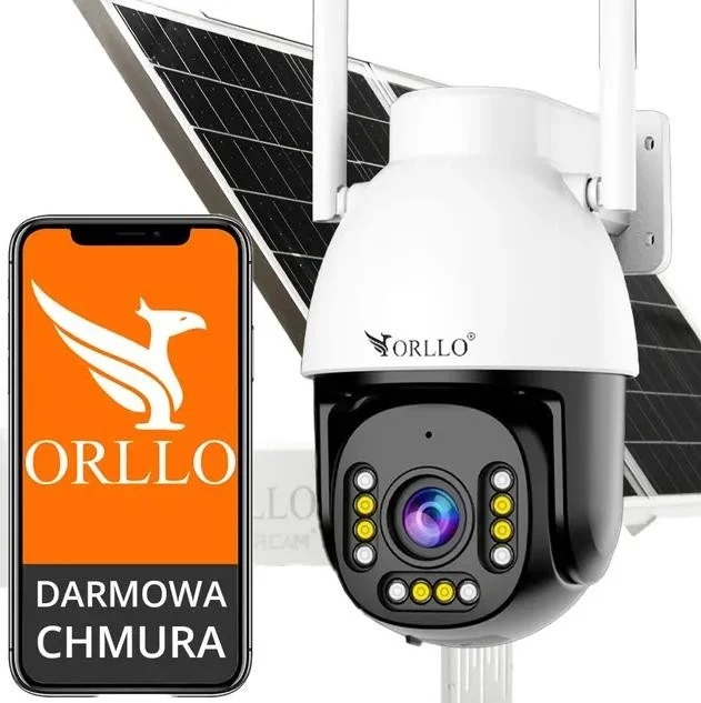 Image of Kamera IP Orllo ORLLO Z9 ULTRA z panelem solarnym SM6030 PRO