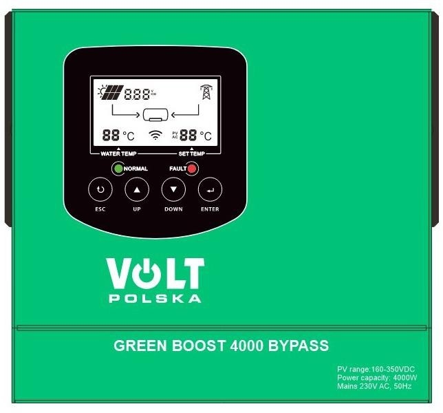 Image of Przetwornica solarna VOLT POLSKA GREEN BOOST 4000 BYPASS (160-350VDC)