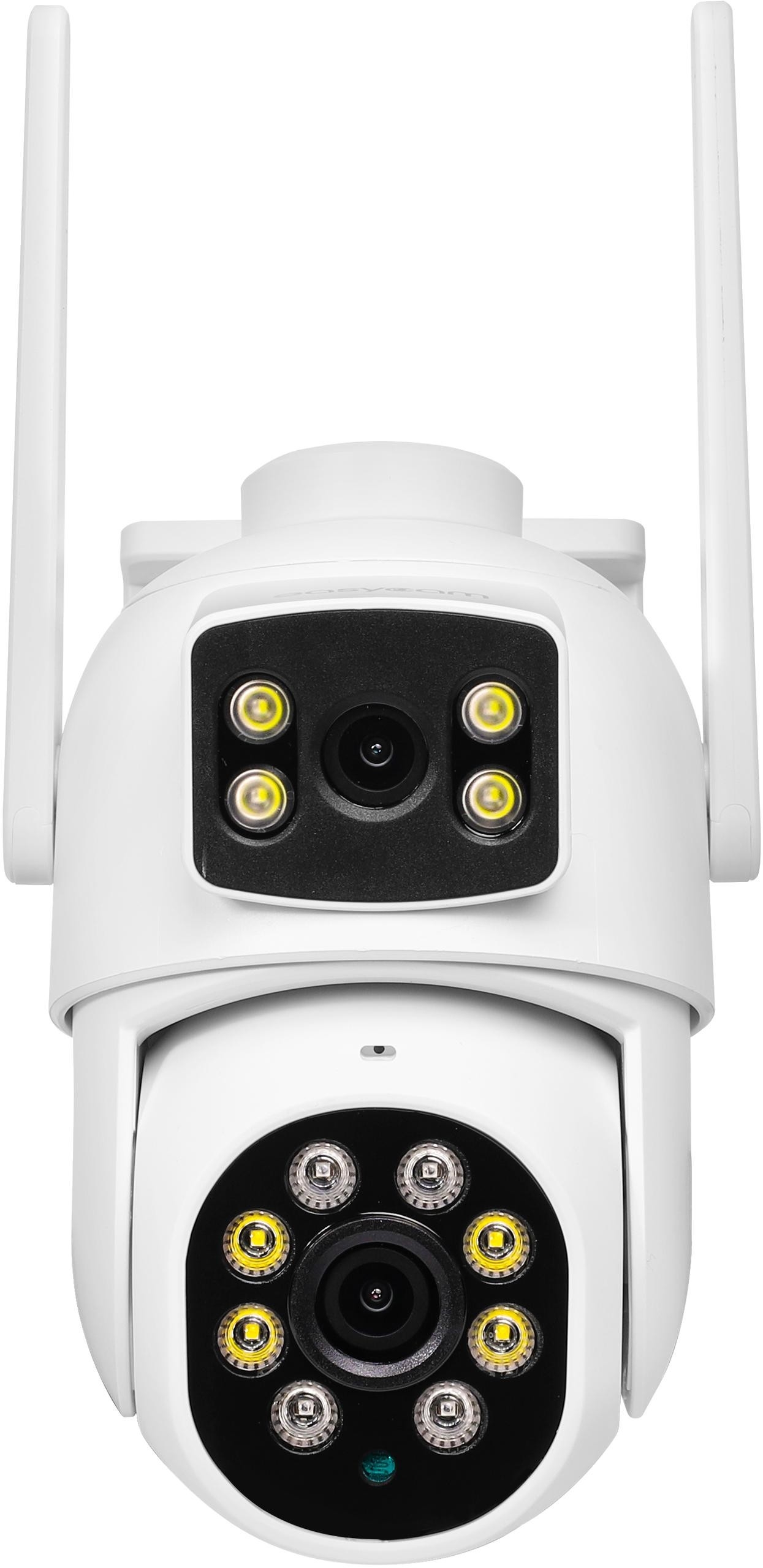 Image of Kamera IP EasyCam obrotowa zewnętrzna dual WiFi 4MP (2MP + 2MP) 4x zoom Tuya EC-2x2PTZ8DL-N