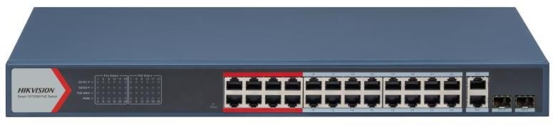 Фото - Комутатор Hikvision DS-3E1326P-EI(B)