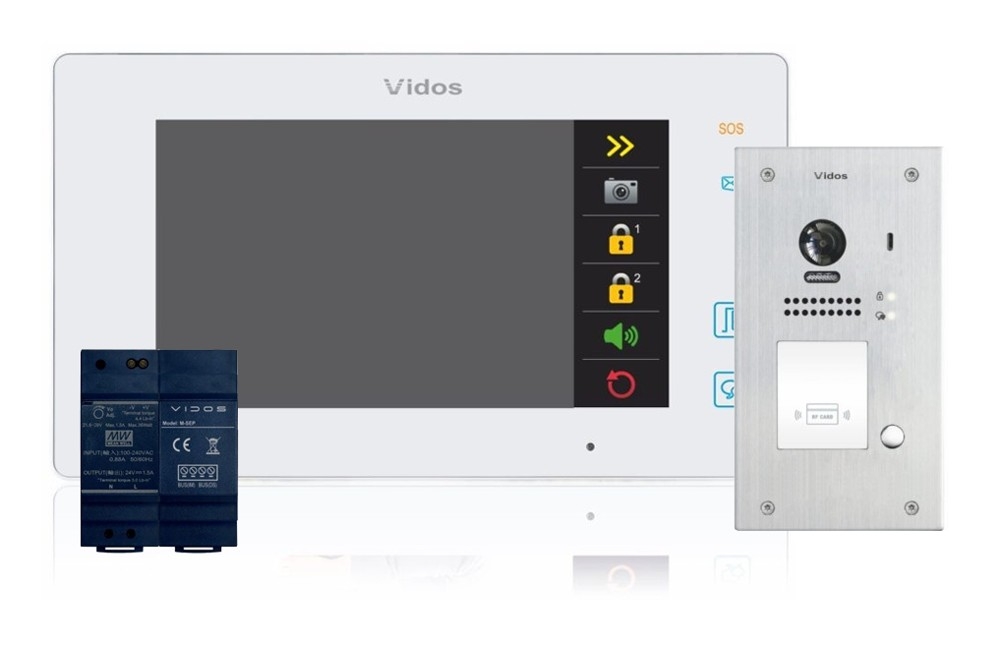 Image of Wideodomofon VIDOS DUO M1021W / S1201A