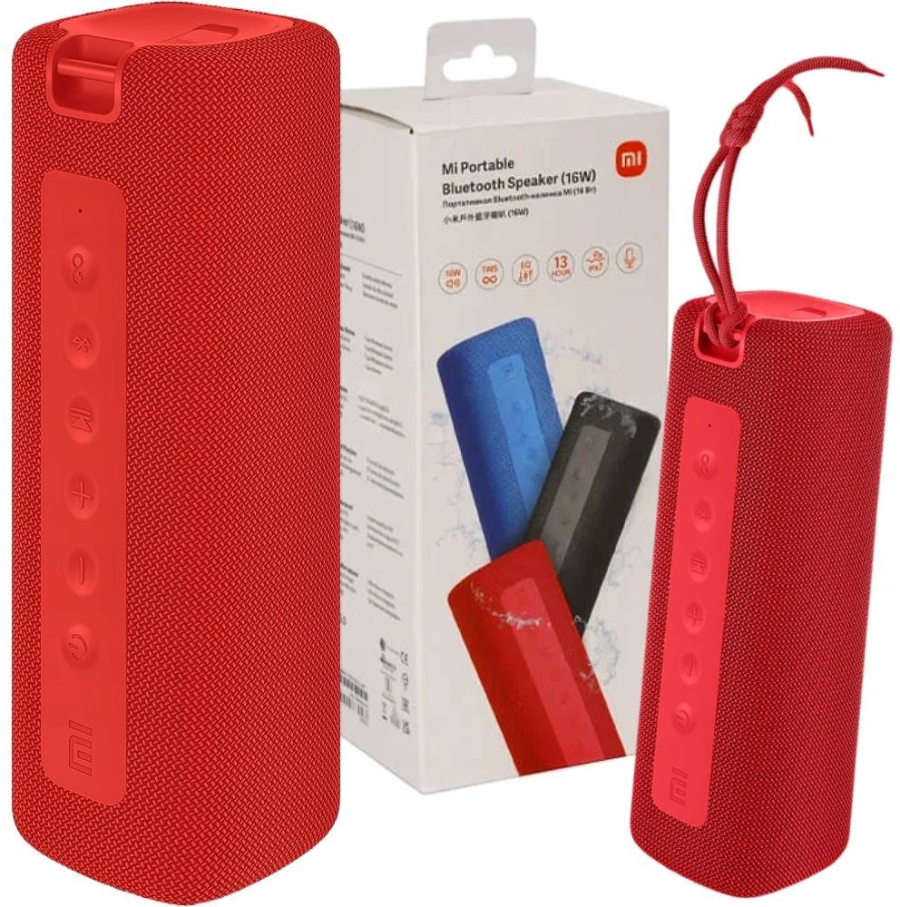 Image of Głośnik przenośny Xiaomi Mi Portable Bluetooth Speaker czerwony