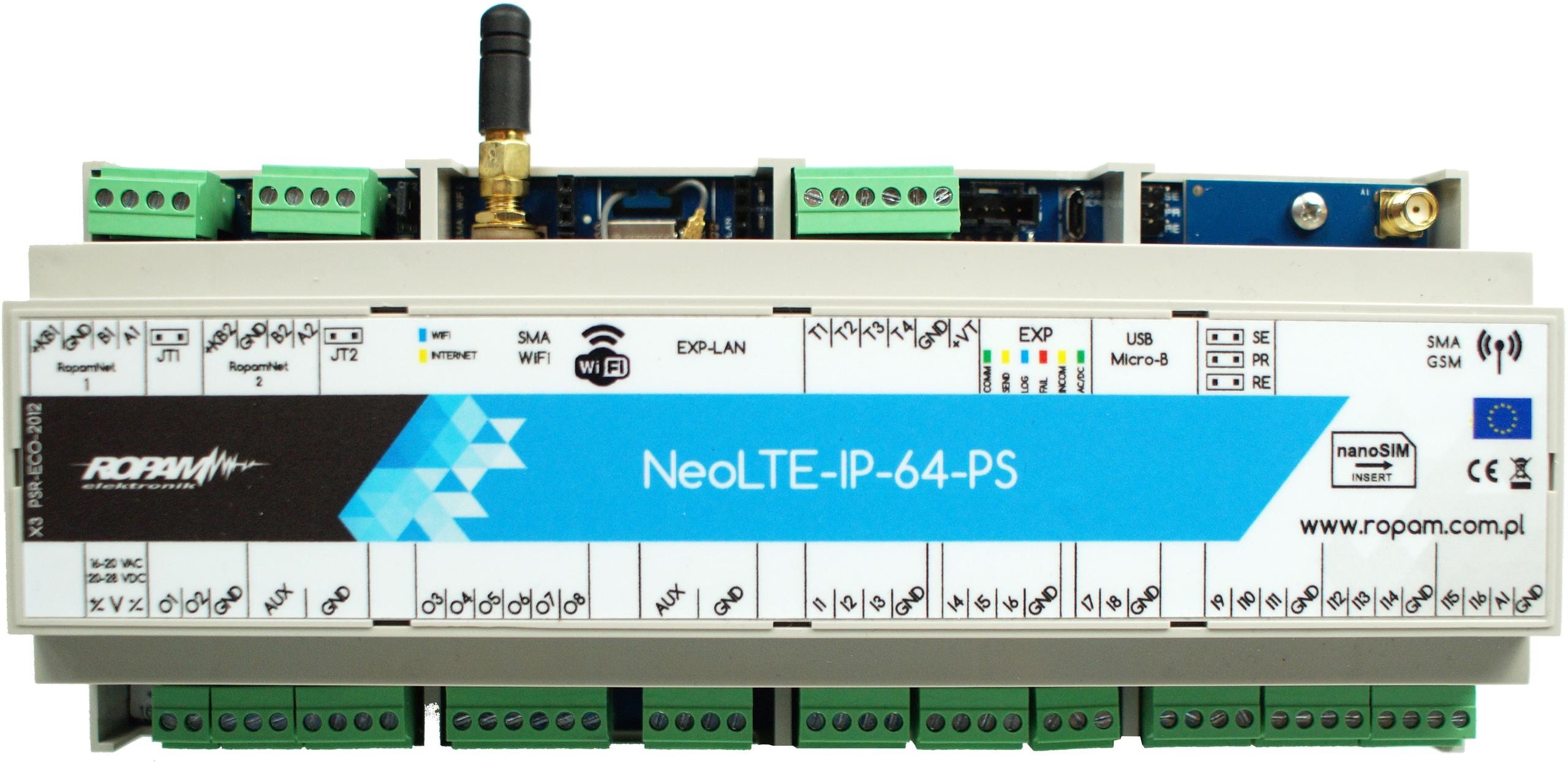 Image of ROPAM CENTRALA ALARMOWA NEOLTE-IP-64-PS-D12M