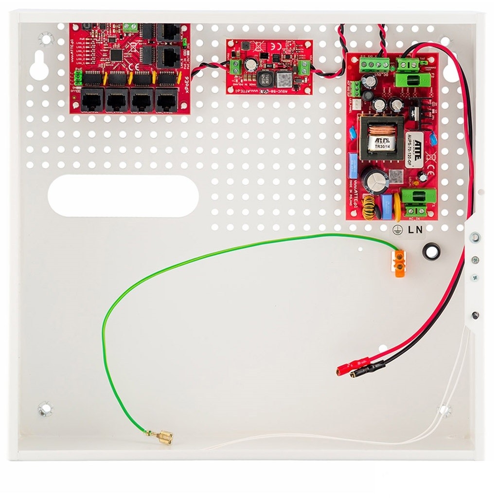 Image of SWITCH POE 5-PORTOWY Z ZASILANIEM BUFOROWYM ATTE IPUPS-5-11-F