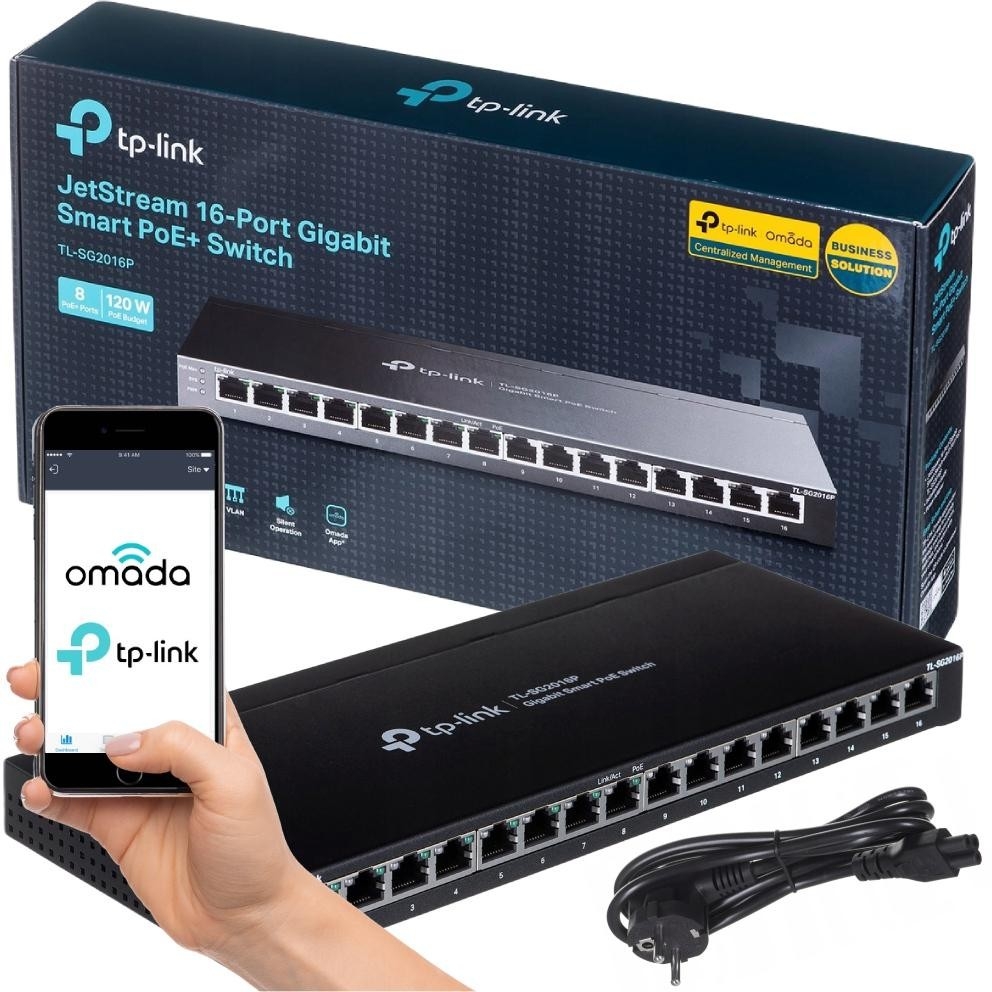 Image of SWITCH TP-LINK TL-SG2016P (8xPoE+)