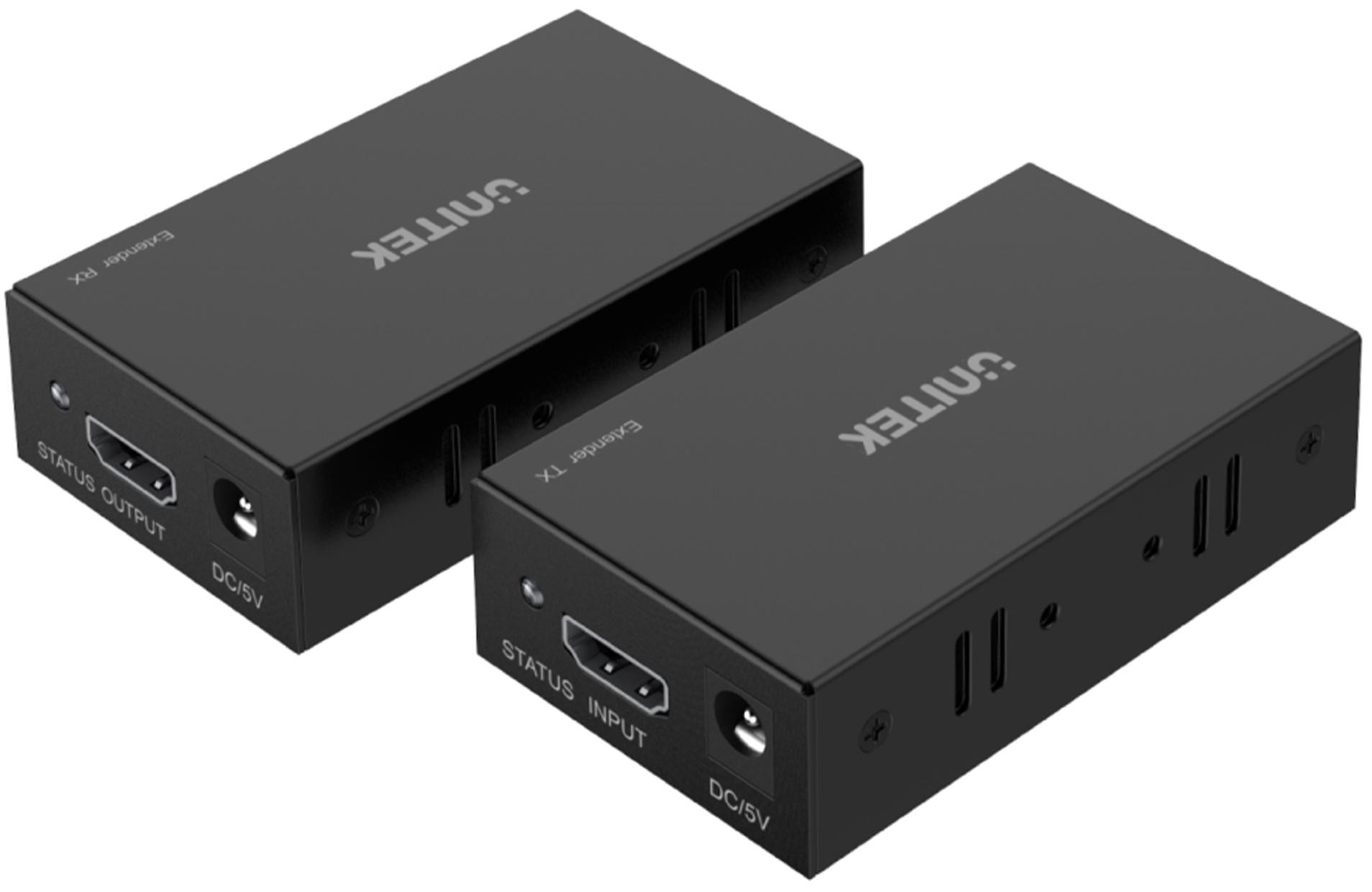 Image of Unitek 60M HDMI Extender Over Ethernet V100A