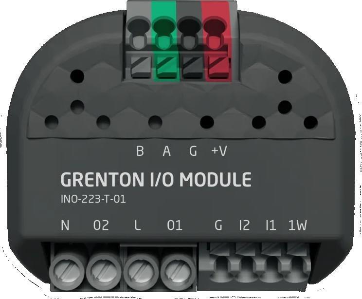 Image of Moduł Przekaźnikowy GRENTON I/O MODULE 2/2,Flush,TF-Bus, 1-wire V2