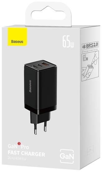 Image of Ładowarka sieciowa Baseus GaN 5 Pro Fast Charger CCGP120201