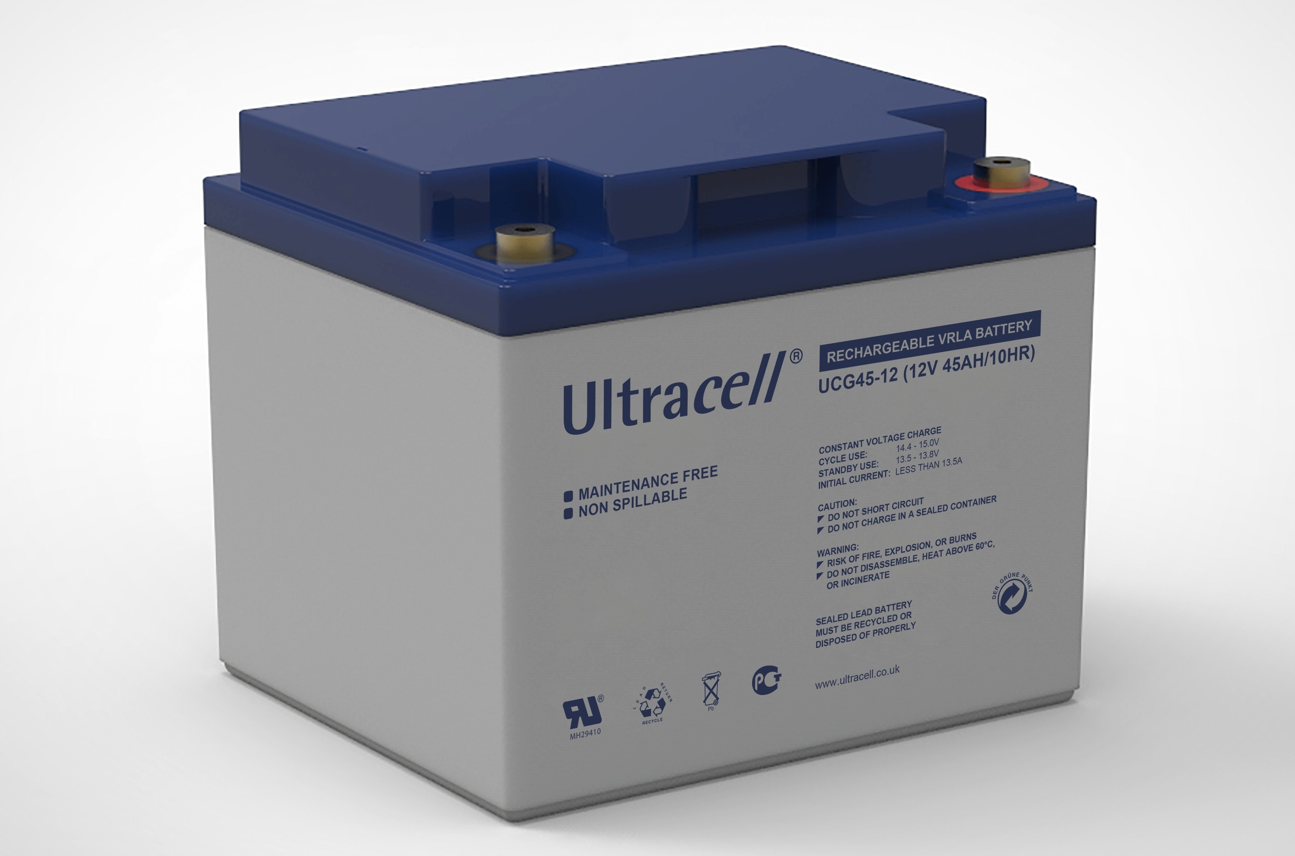 Image of Akumulator AGM ULTRACELL UCG 12V 45Ah