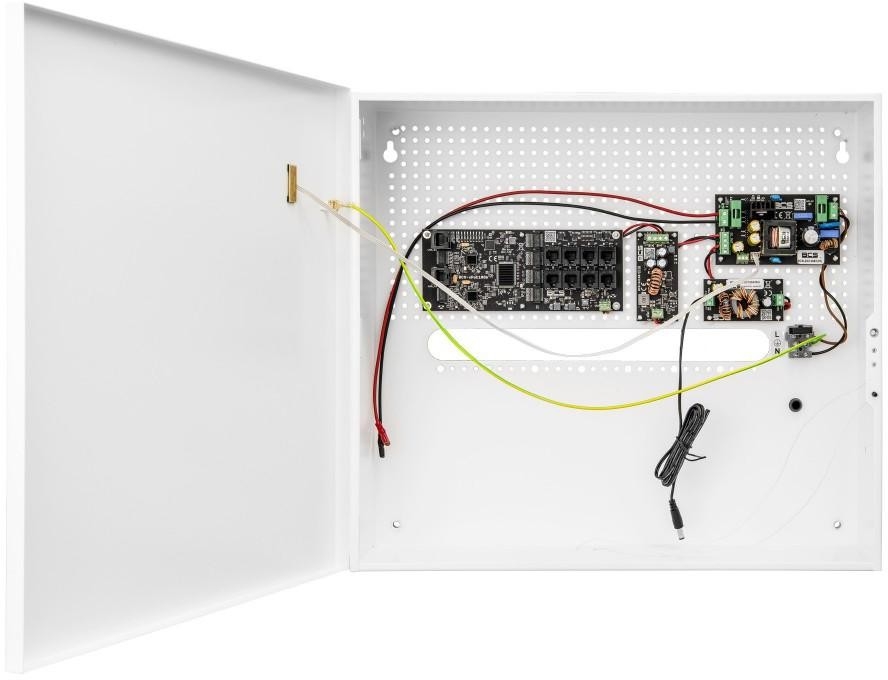 Image of System zasilania buforowego PoE do 8 kamer i rejestratora BCS POWER BCS-UPS/IP8Gb/E-S