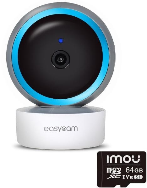 Image of Kamera IP EasyCam EC-4GD6IR-C niania z kartą pamięci 64GB