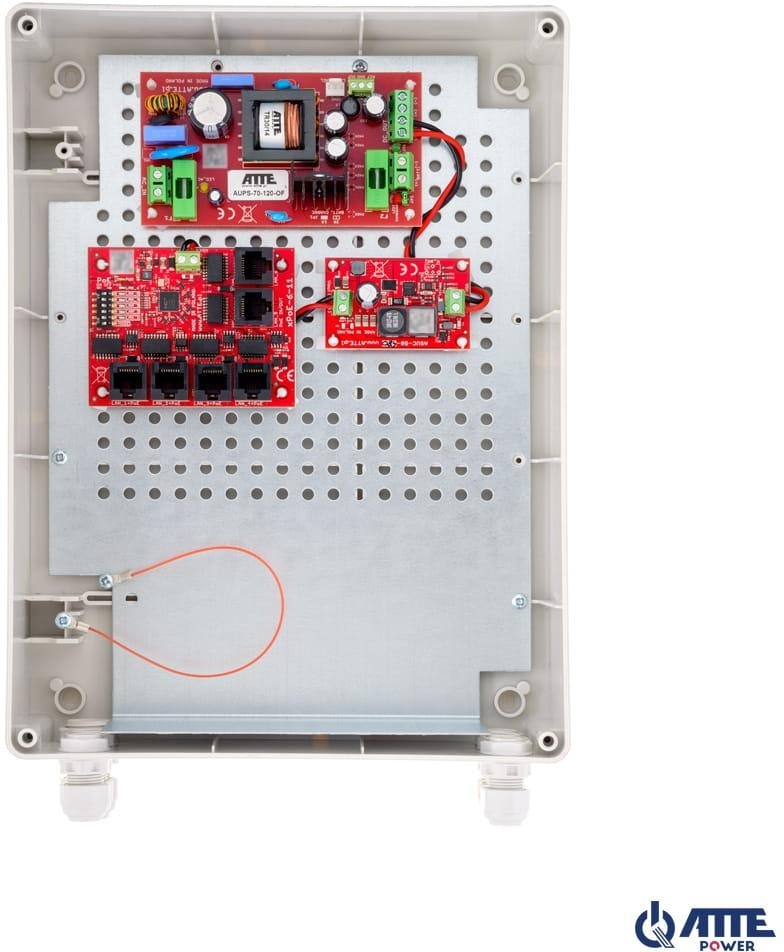 Image of SWITCH POE 5-PORTOWY Z ZASILANIEM BUFOROWYM ATTE IPUPS-5-11-XL2