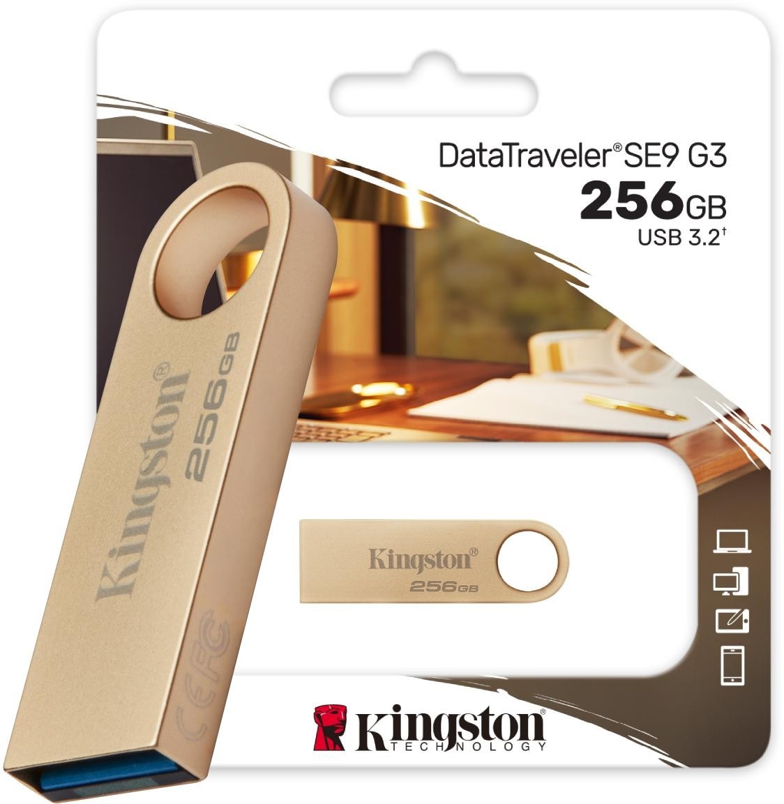 Image of Pendrive Kingston Data Traveler DTSE9G3 256GB USB3.2 Gen1