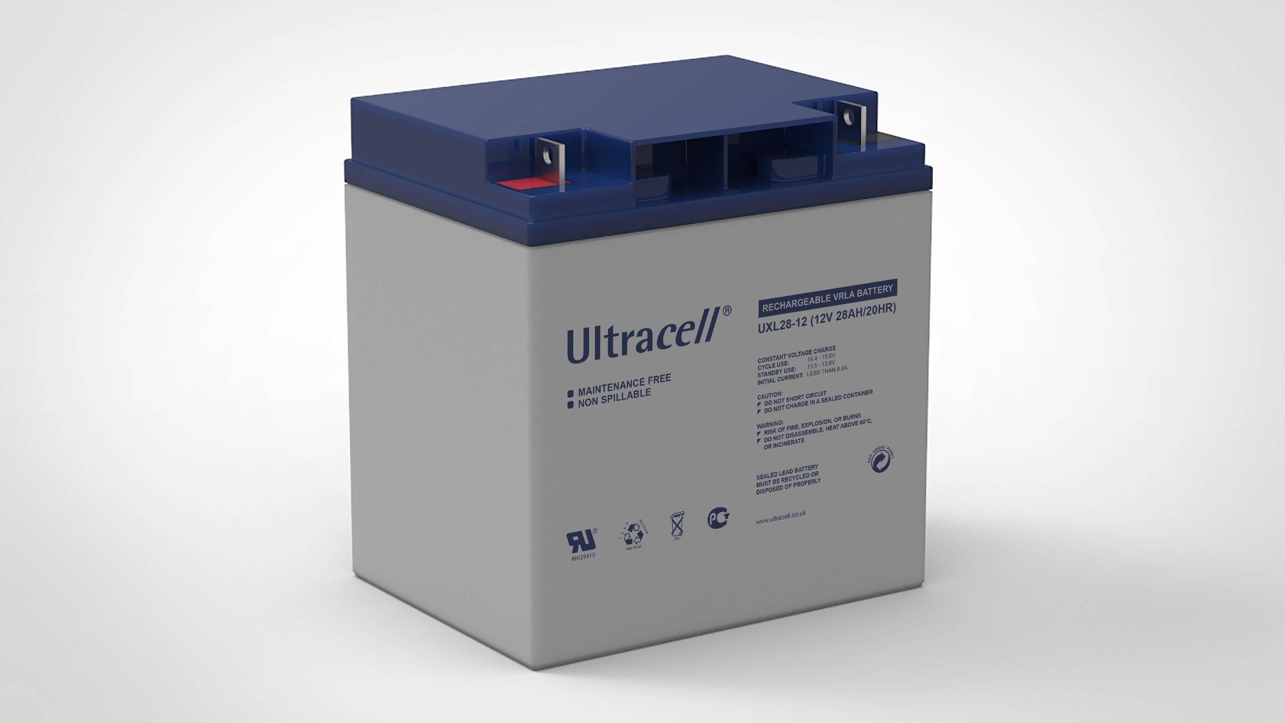 Image of Akumulator AGM ULTRACELL UXL 12V 28Ah