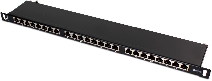 Image of PATCH PANEL FTP CAT.5E 24 PORTY 0.5U PGF-5EFTP24-B8 GETFORT
