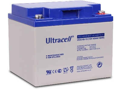 Image of akumulator agm ultracell ucg 12v 45ah "żelowy" - darmowa dostawa - raty 0% - 38 sklepów w całej polsce