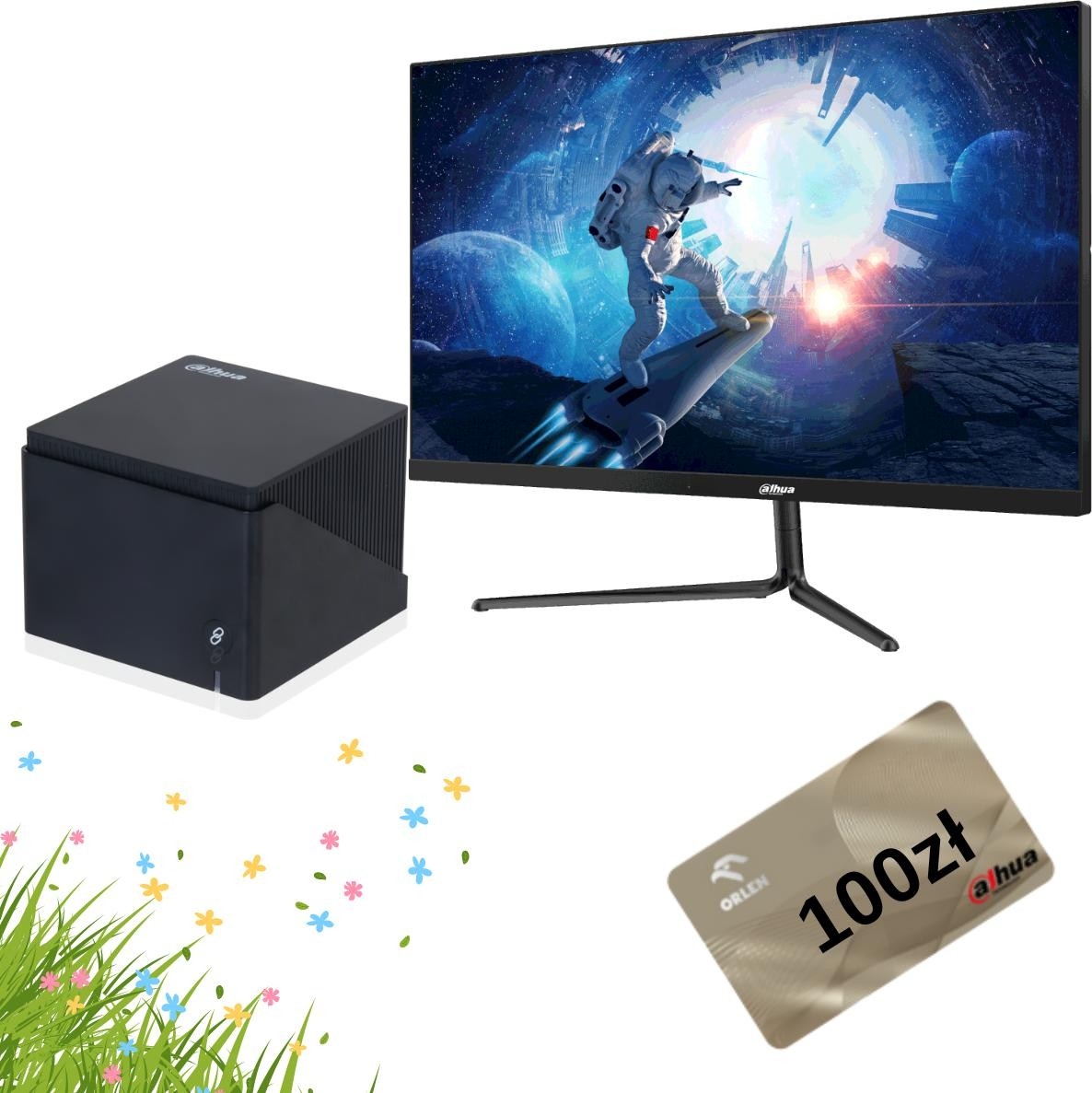 Image of Zestaw MONITOR DAHUA LM24-E231 23,8" IPS 165Hz 1ms oraz Router MAX18