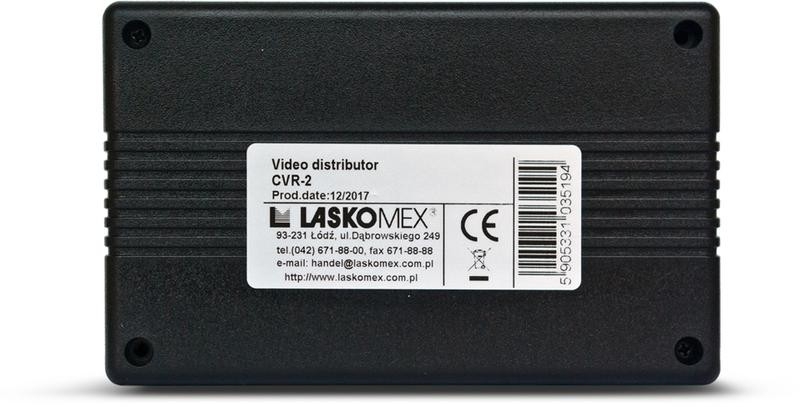 Image of Laskomex CV-R2 CVR-2 Moduł rozdzielacza wideo do monitorów (obsługujący do 4 monitorów)