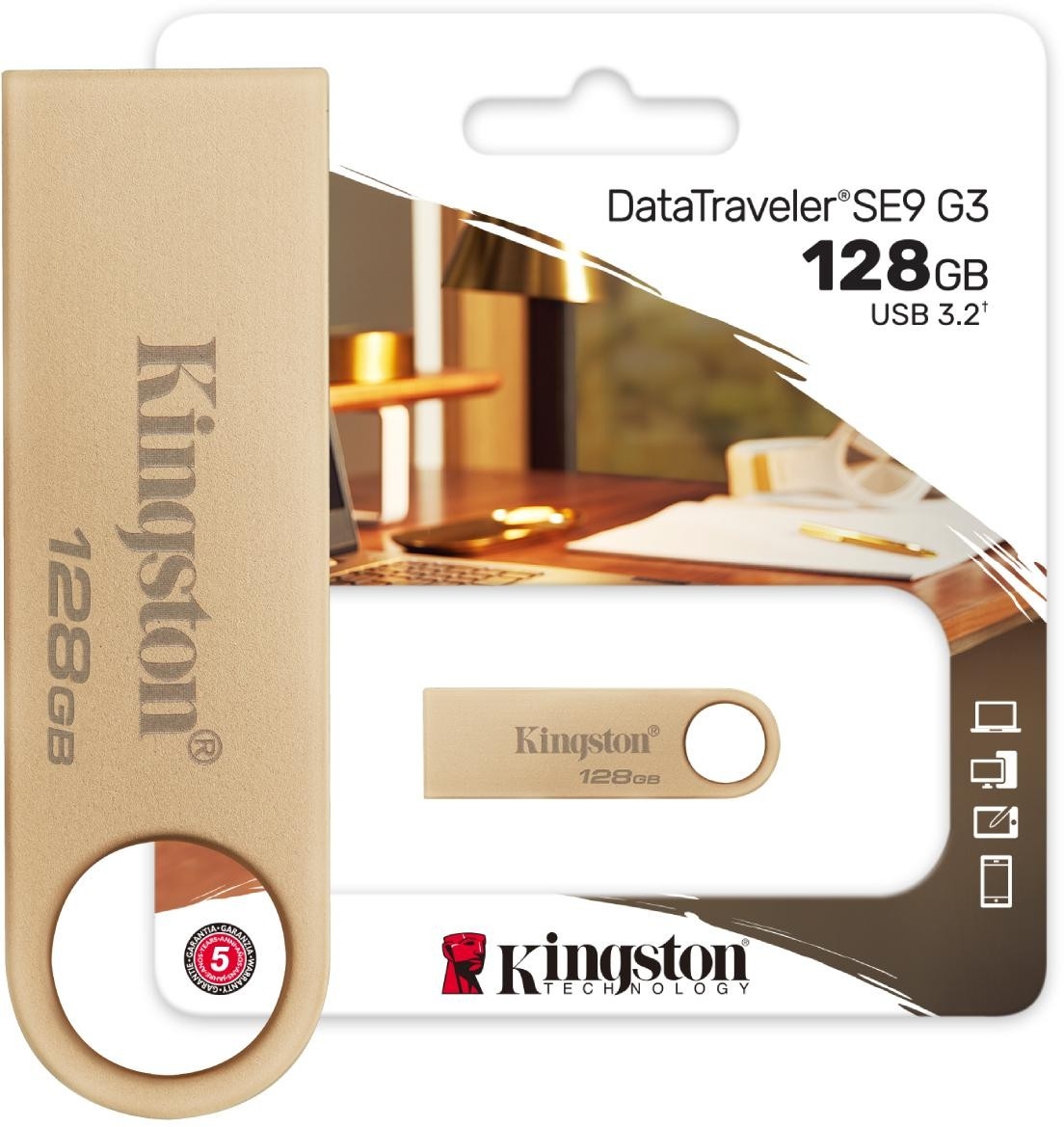 Image of Pendrive Kingston Data Traveler DTSE9G3 128GB USB3.2 Gen1