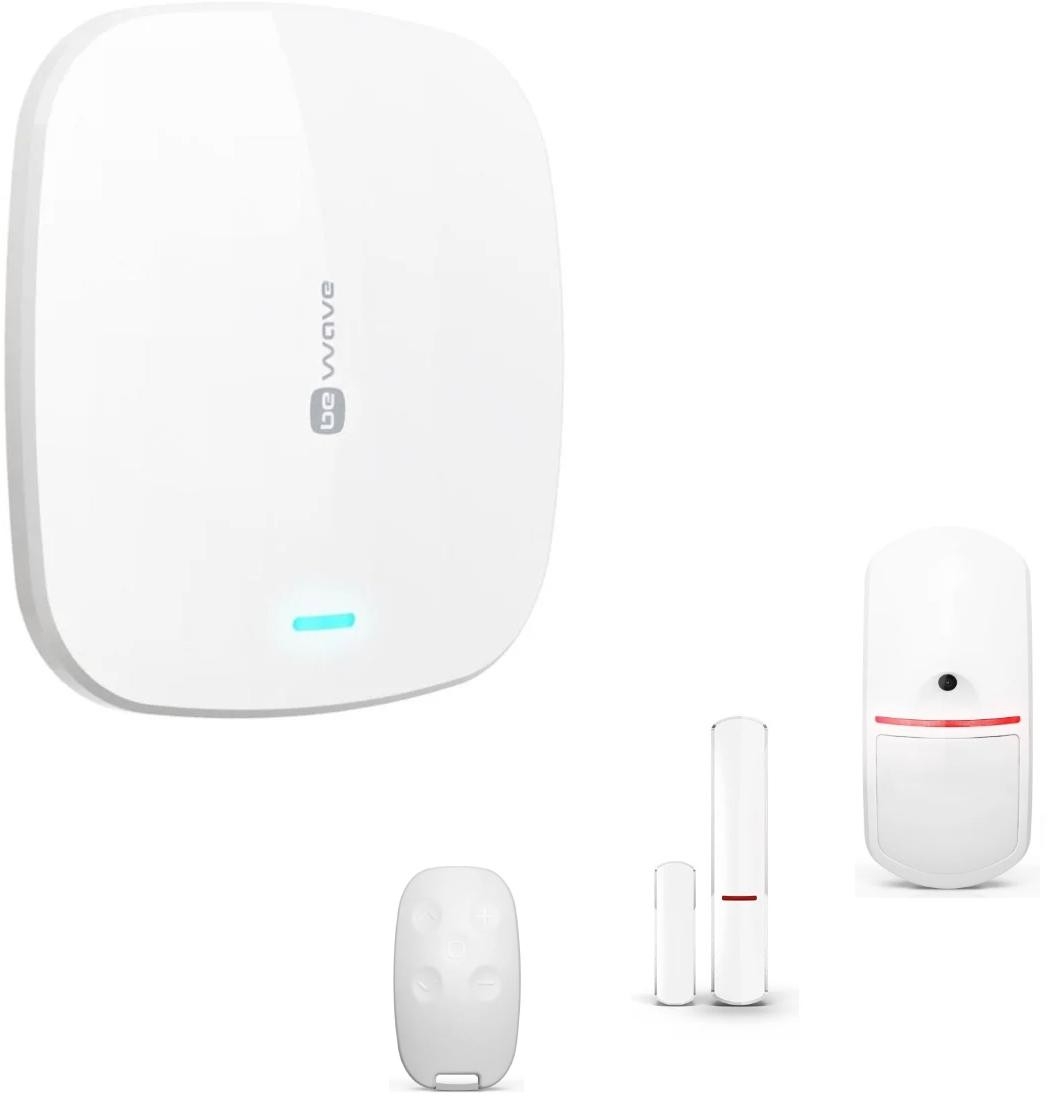 Image of SATEL BE WAVE ZESTAW 2 Smart HUB PLUS, czujka ruchu+cam, czujka uniwersalna, pilot