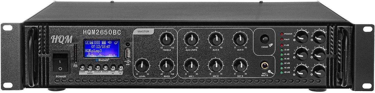 Image of Wzmacniacz PA HQM2650BC RADIO FM/MP3/BT 650W