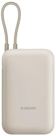 Image of Powerbank Xiaomi 10000mAh z Wbudowanym Kablem USB-C Tan