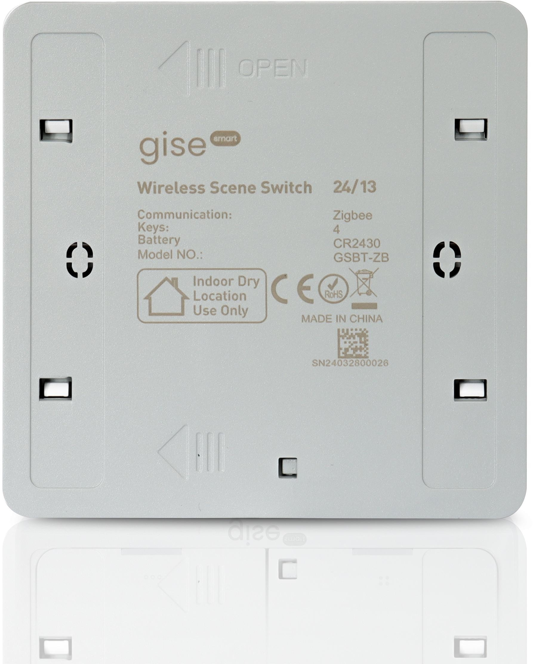 Image of GISE Smart Przycisk Scen Zigbee | Tuya | GSBT-ZB