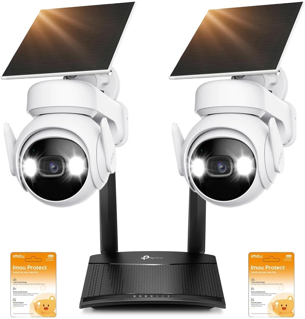 Image of Zestaw 2 kamer IP Imou Cell PT kit 3MP z chmurami Imou Protect i routerem 4G