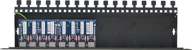 Image of 8-kanałowy panel zabezpieczający LAN z podwyższoną ochroną przepięciową PoE EWIMAR PTU-58R-PRO/PoE