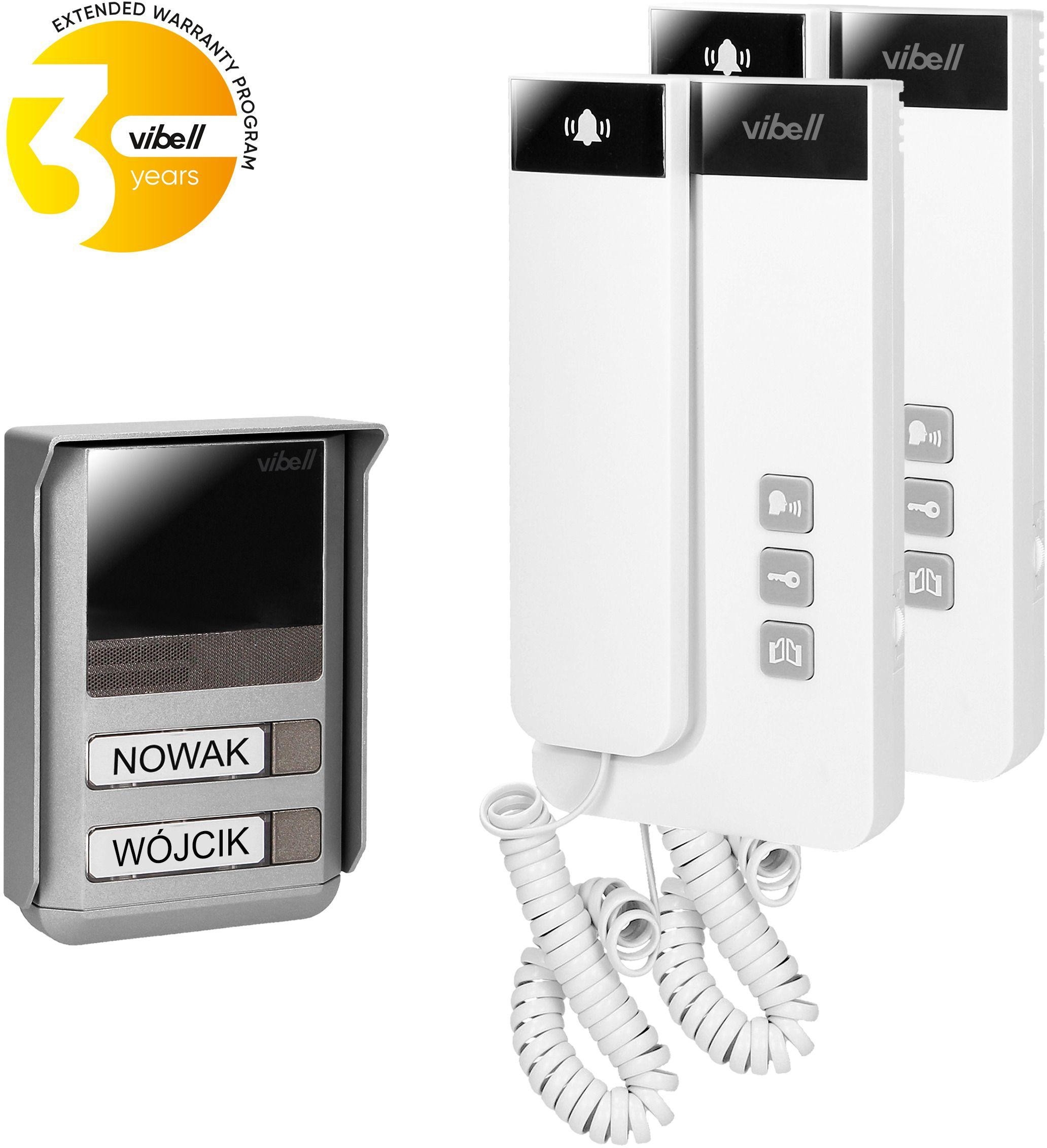 Image of OUTLET_2: Domofon dwurodzinny 2-żyłowy ORNO OR-DOM-SL-924
