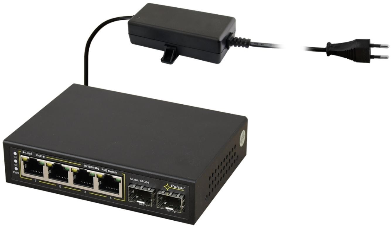 Image of SWITCH POE 4+2SFP PULSAR SFG64