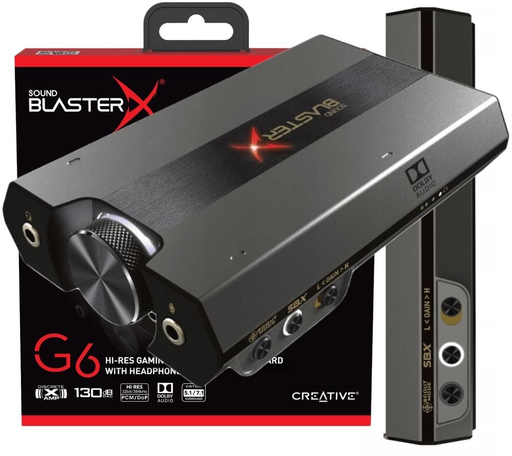 Image of Karta dźwiękowa Creative Sound BlasterX G6 zewnętrzna