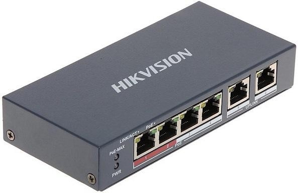 Image of Switch POE DS-3E0106P-E/M 6-portowy HIKVISION