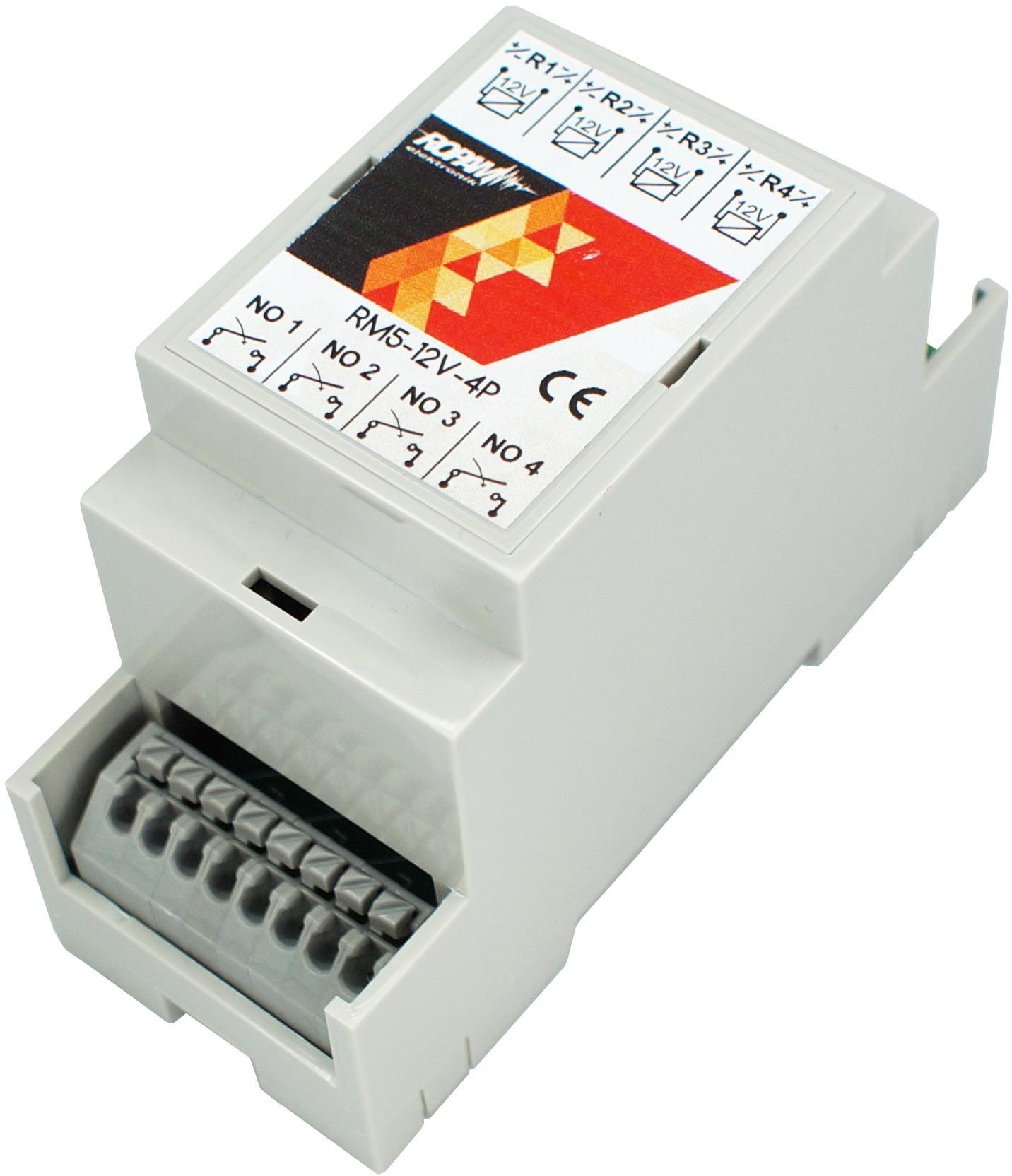 Image of ROPAM MODUŁ PRZEKAŹNIKOWY RM5-12V-4P