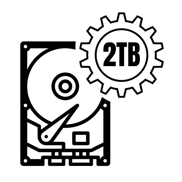 Image of Dopłata do dysku zestaw monitoringu z 1TB na 2TB (SKU: 39367)