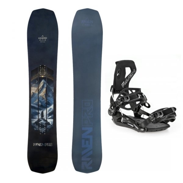 Deska Raven PRO LEgend z wiązaniami Raven FTM500