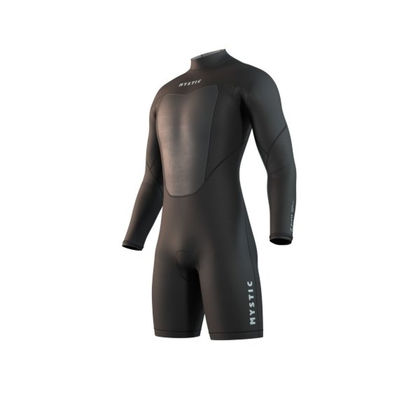 Pianka Mystic Brand 3/2 Longarm Shorty Back Zip (black) 2025