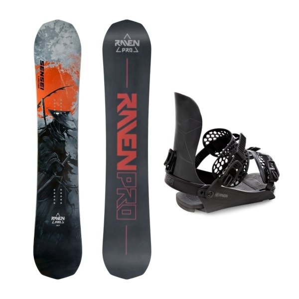 Deska Raven PRO Sensei Carbon z wiązaniami Raven Pro King