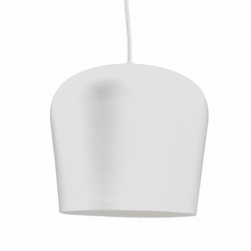 Image of Nowoczesna lampa wisząca biała klosz zwis flos