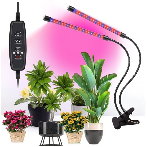 Image of 2 LAMPA DO ROŚLIN LED UPRAWY WZROSTU HODOWLI TIMER