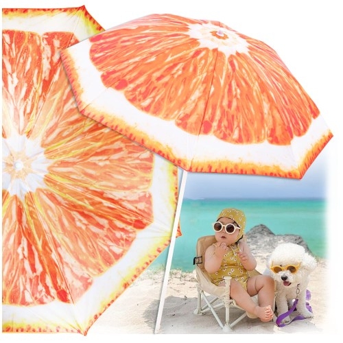 Image of Parasol plażowy pomarańcza