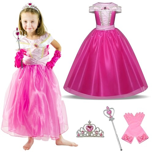 Image of Przebranie księżniczka Aurora sukienka z dodatkami